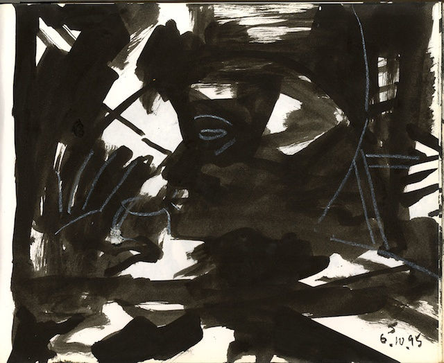 Somnath Hore Untitled, 1995 Pen and ink on paper