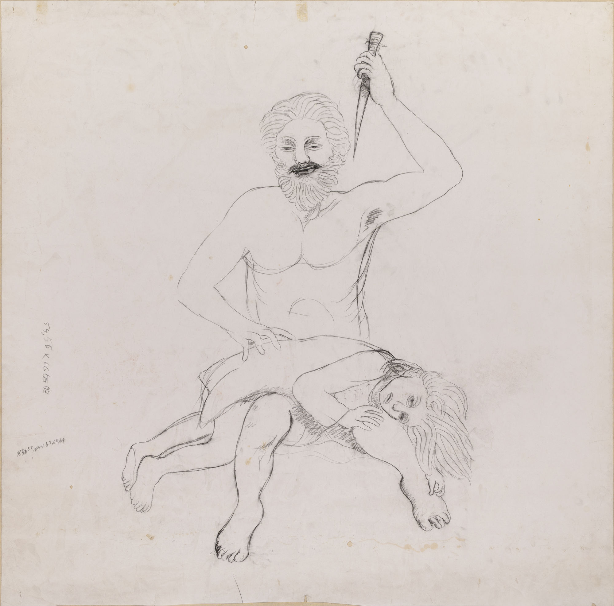 Untitled Drawing on paper 60 x 61 in