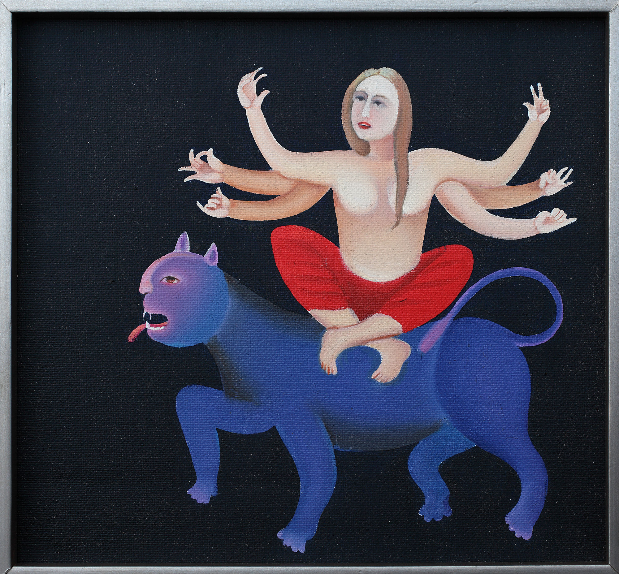 Untitled Oil on canvas 6 x 7 in