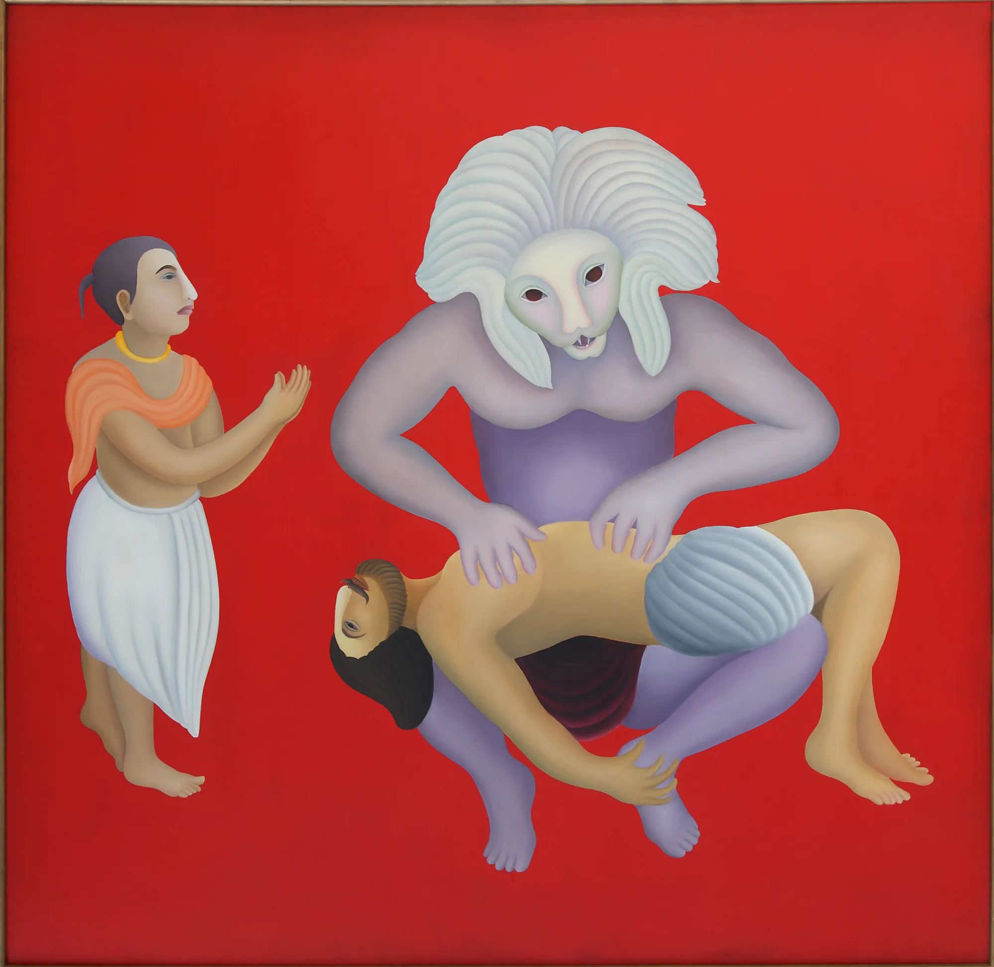 Untitled Oil on canvas 70 x 70 in