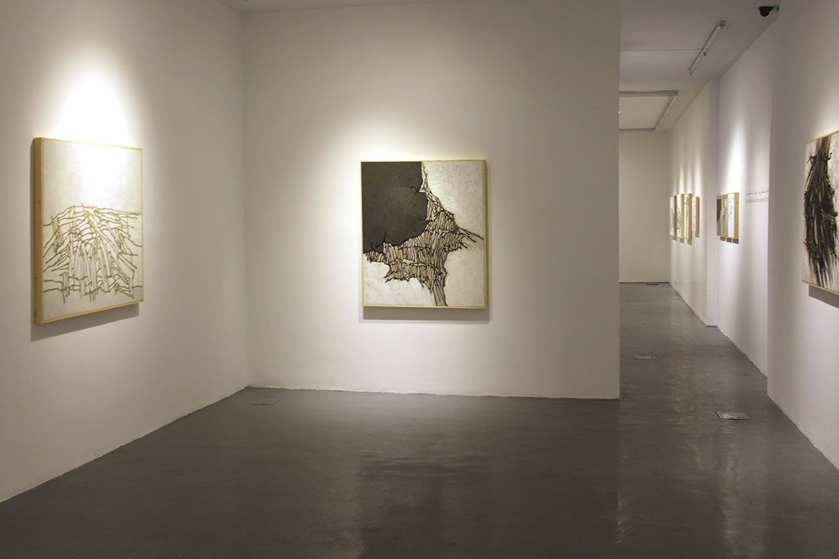 Seven decades of painting, 2015 Installation view