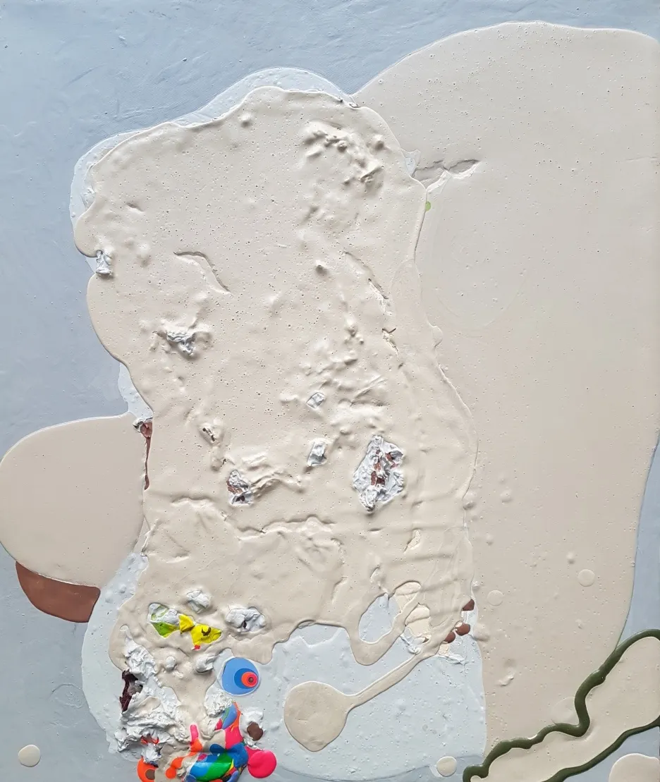 Jacin GIORDANO Untitled (Mountain Spill), 2002 Acrylique sur toile / Acrylic on canvas 42,5 x 35,5 cm