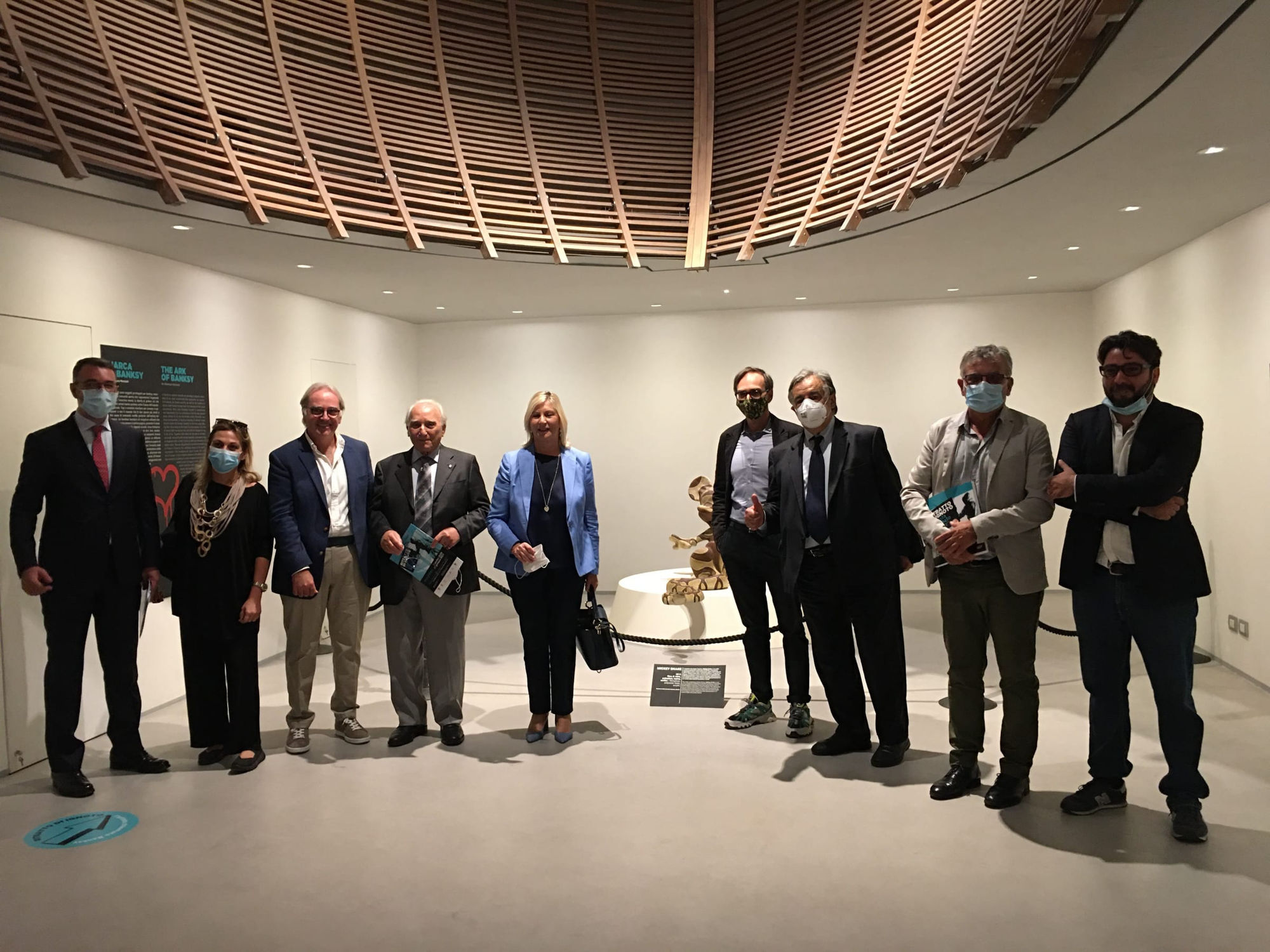 Guests at the exhibition