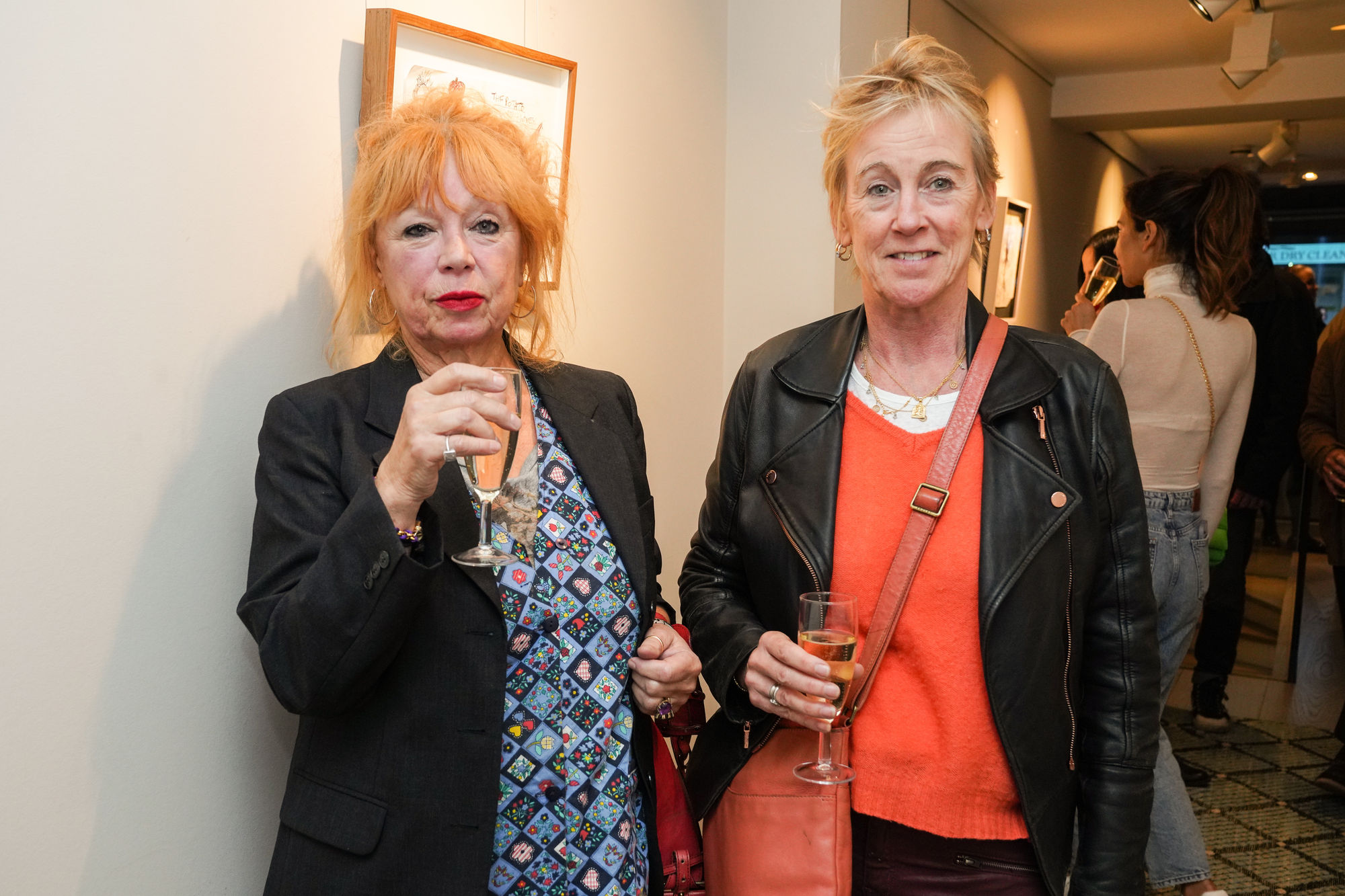 Guests at the exhibition opening