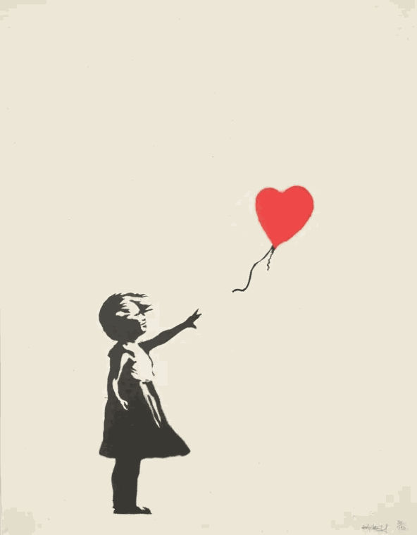 Banksy Girl With Balloon print