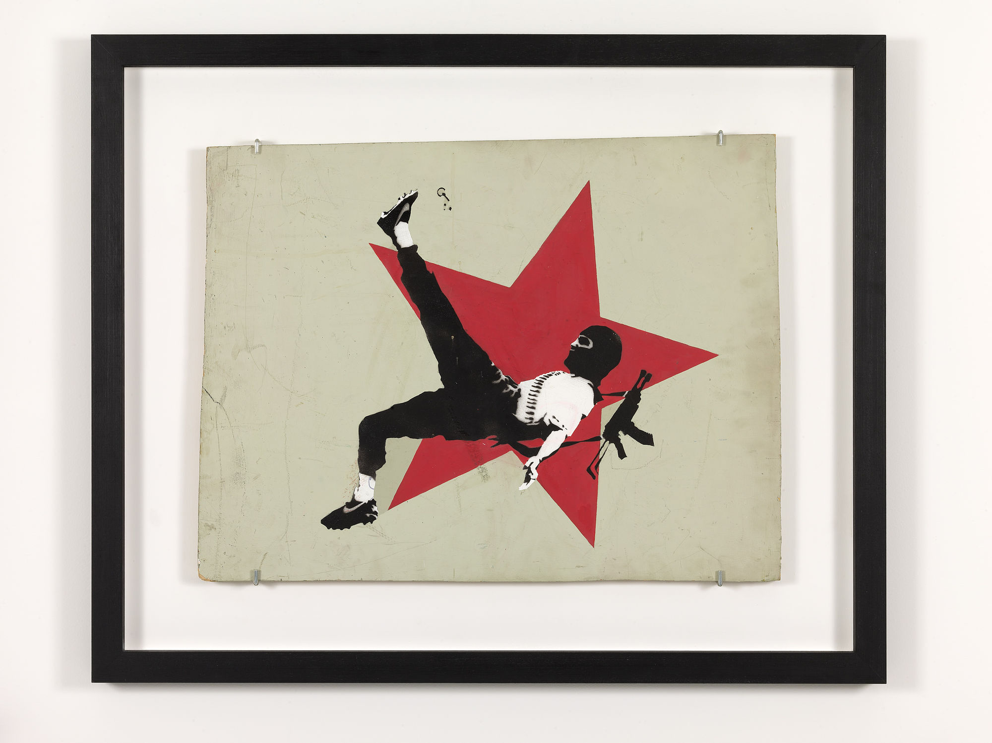Banksy Football Terrorist print