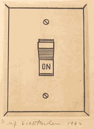 Roy Lichtenstein On engraving