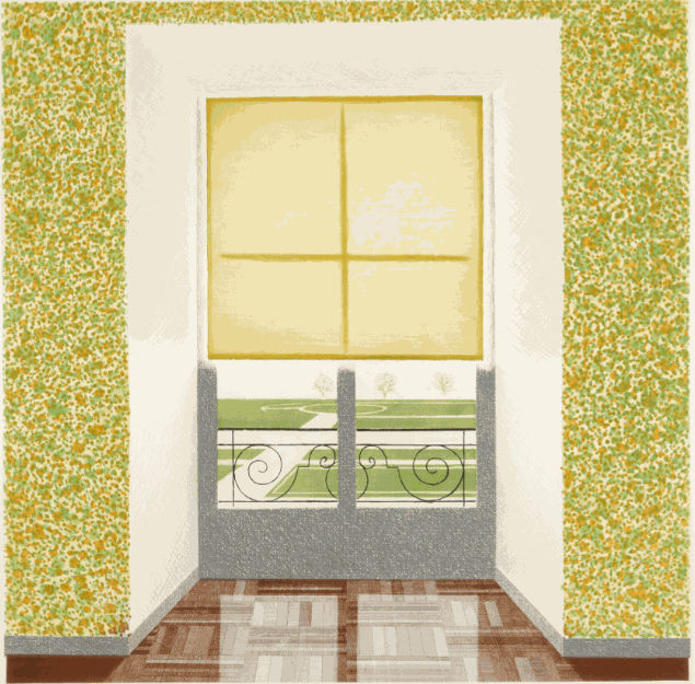 Hockney Contrejour painting