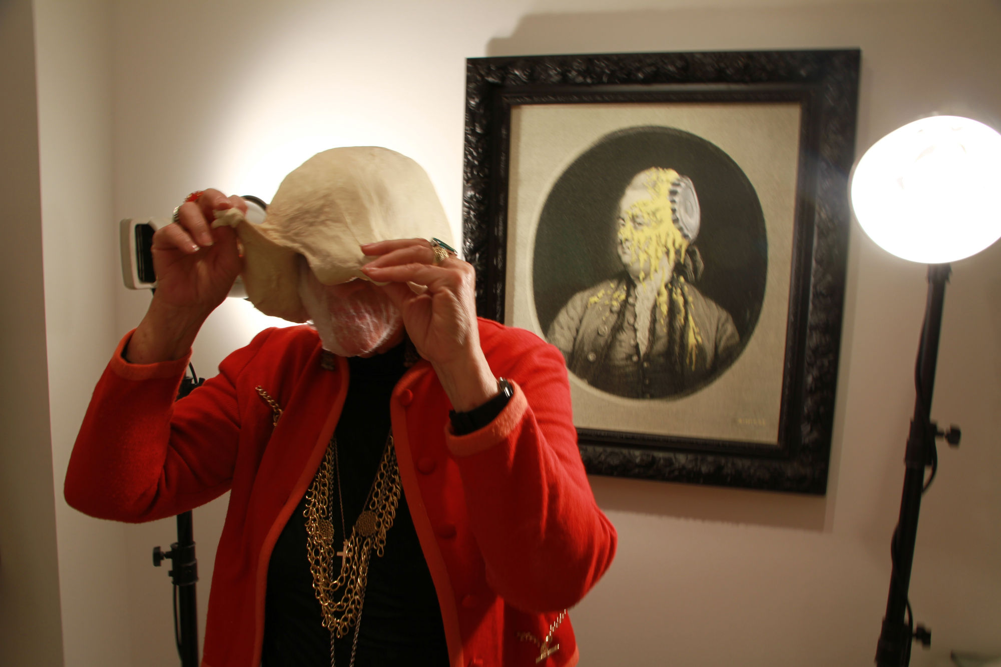 Dough Portrait performance piece