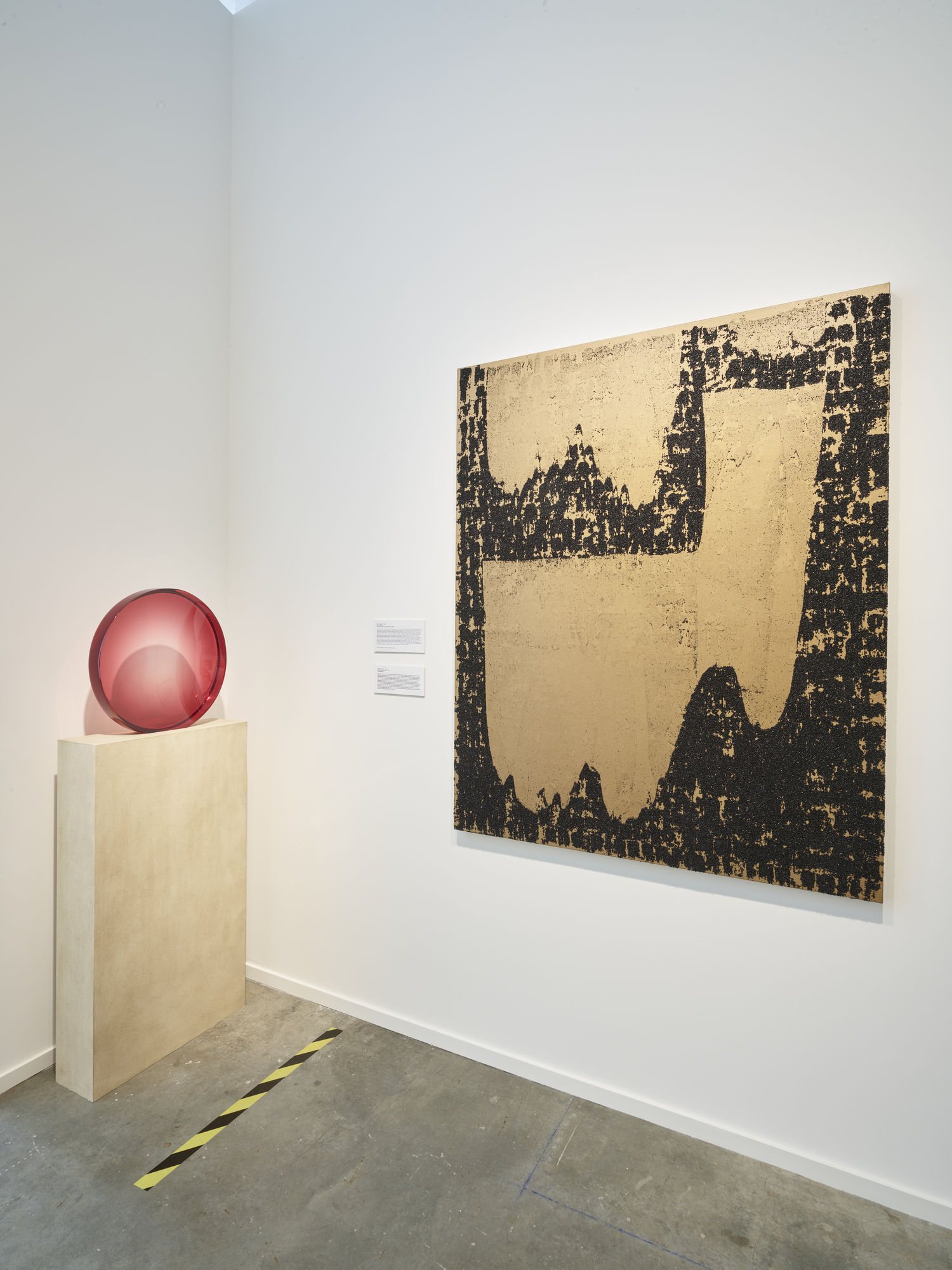 Installation view, Black Abstrationists: From Then 'til Now, 2022. Photo: Chad Redmon.