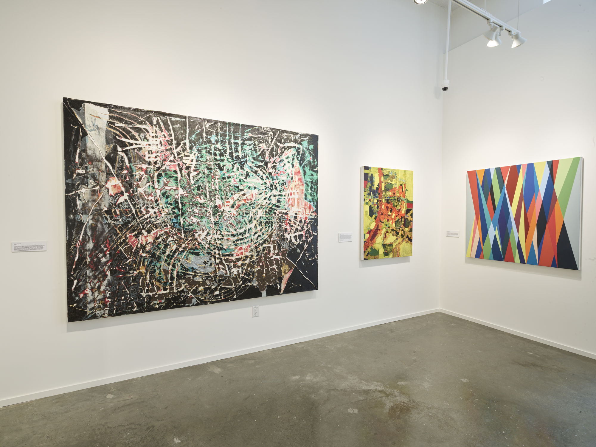 Installation view, Black Abstrationists: From Then 'til Now, 2022. Photo: Chad Redmon.