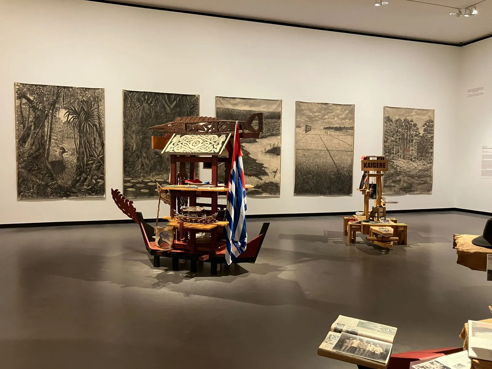 Bakundengar exhibition, Arnhem Museum, Installation view. Image courtesy of the Artist.