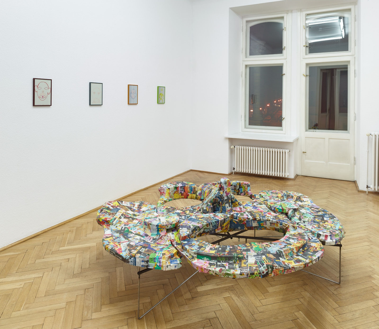 → Ludzie, Zęby | People, Teeth by PRZEMEK BRANAS Installation view from Ludzie, Zęby | People, Teeth