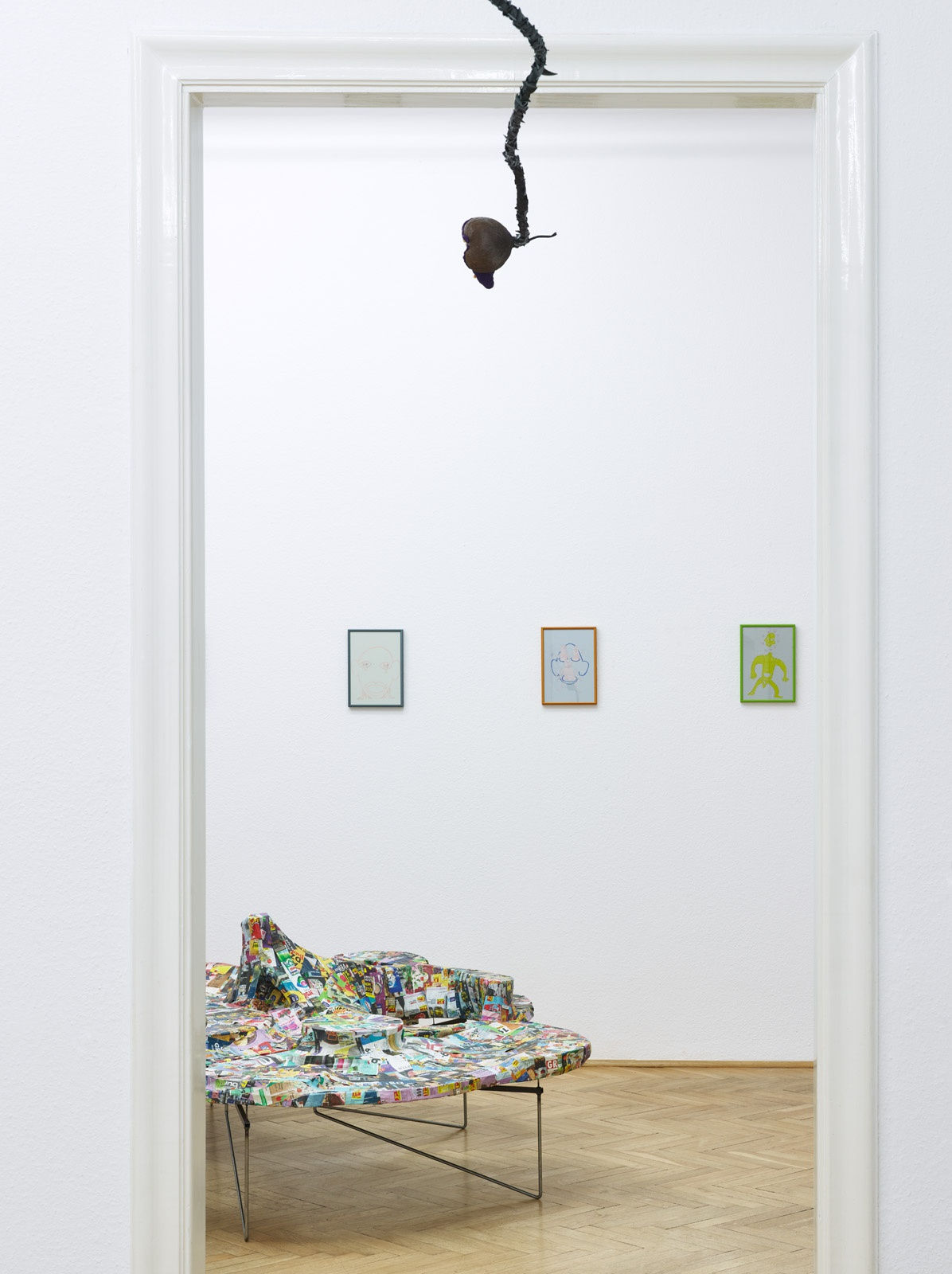 → Ludzie, Zęby | People, Teeth by PRZEMEK BRANAS Installation view from Ludzie, Zęby | People, Teeth