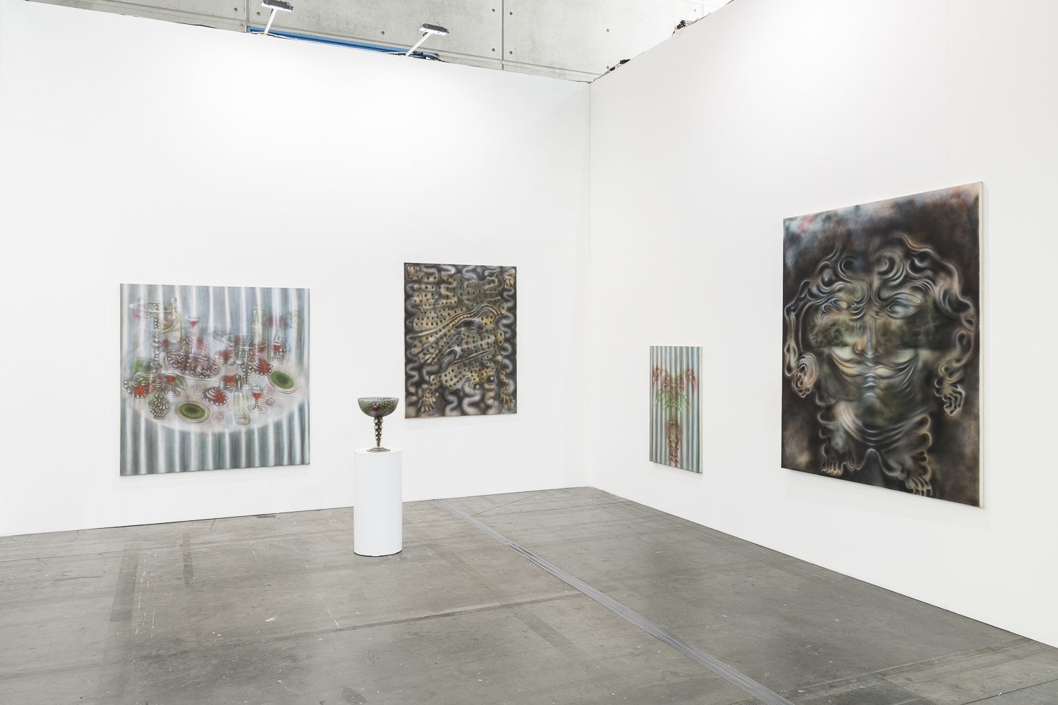 Installation view from IMPORT EXPORT's booth in Artissima: B20 in New Entries.