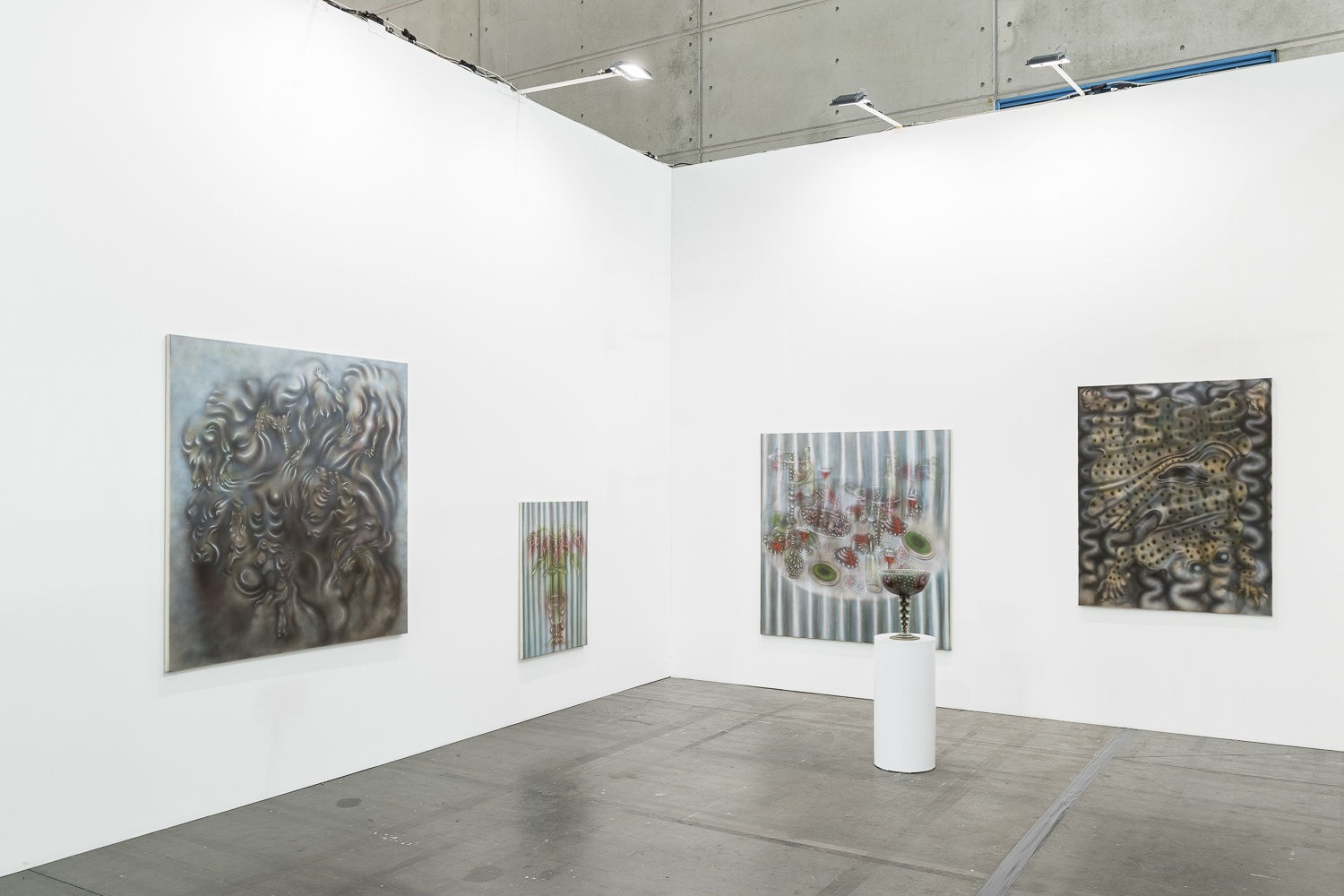 Installation view from IMPORT EXPORT's booth in Artissima: B20 in New Entries.