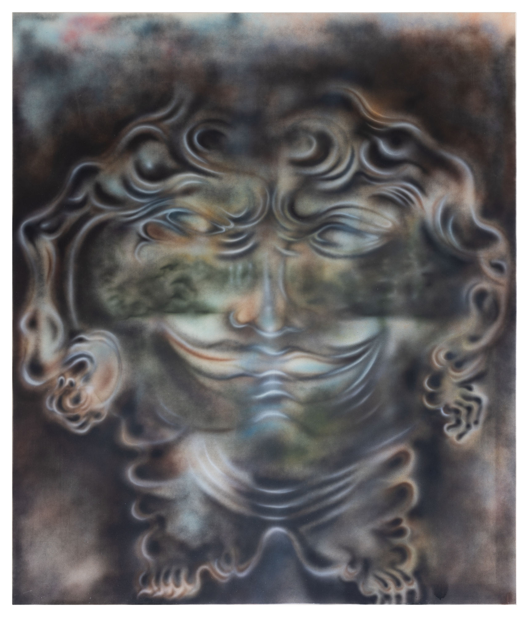 Veronika Hapchenko sack (wór), 2022 Acrylic and ink on canvas 170 x 145 cm | 66 7/8 x 57 1/8 in (HAPC0027)