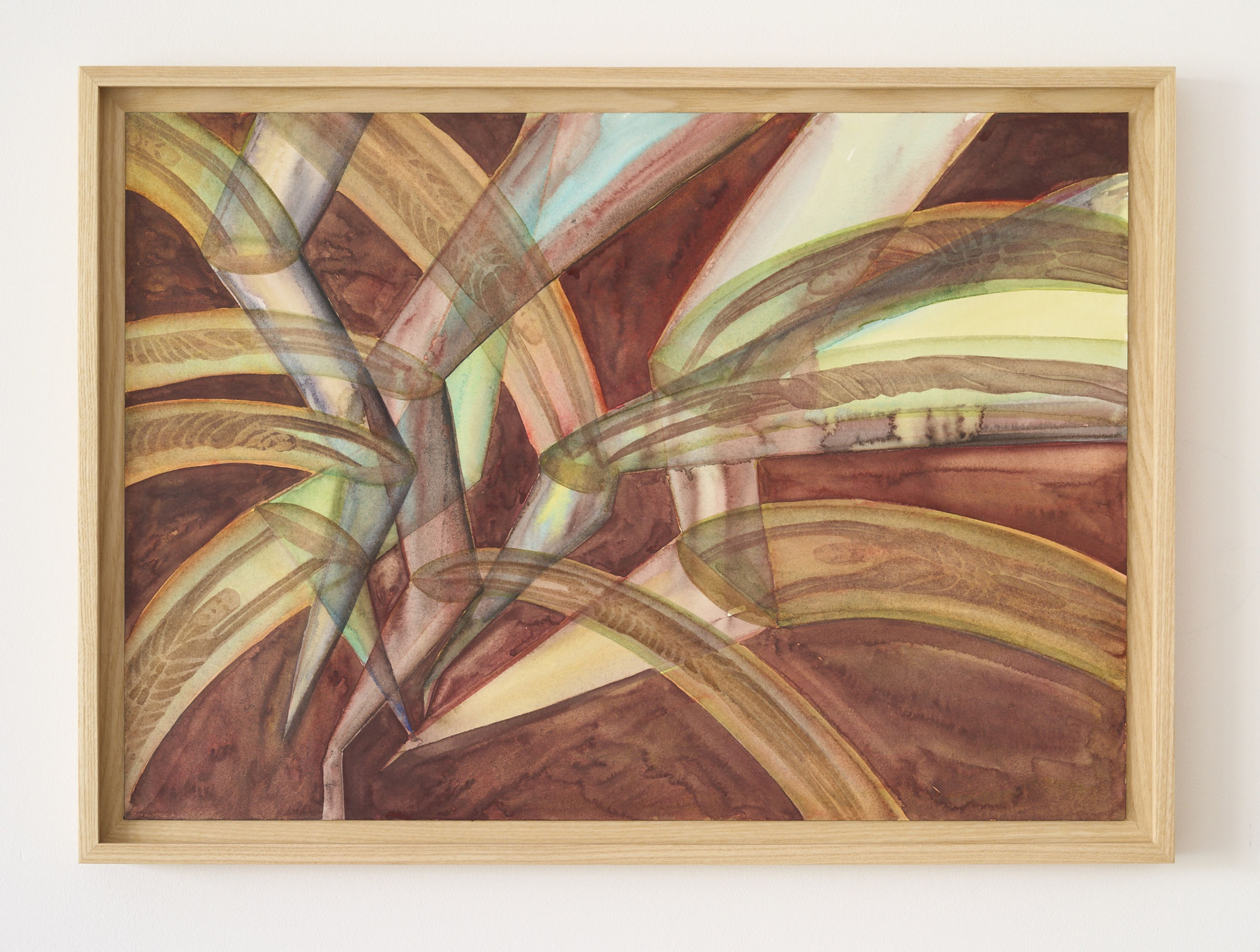 Veronika Hapchenko leaking, 2025 Watercolor on paper 36 x 51 cm