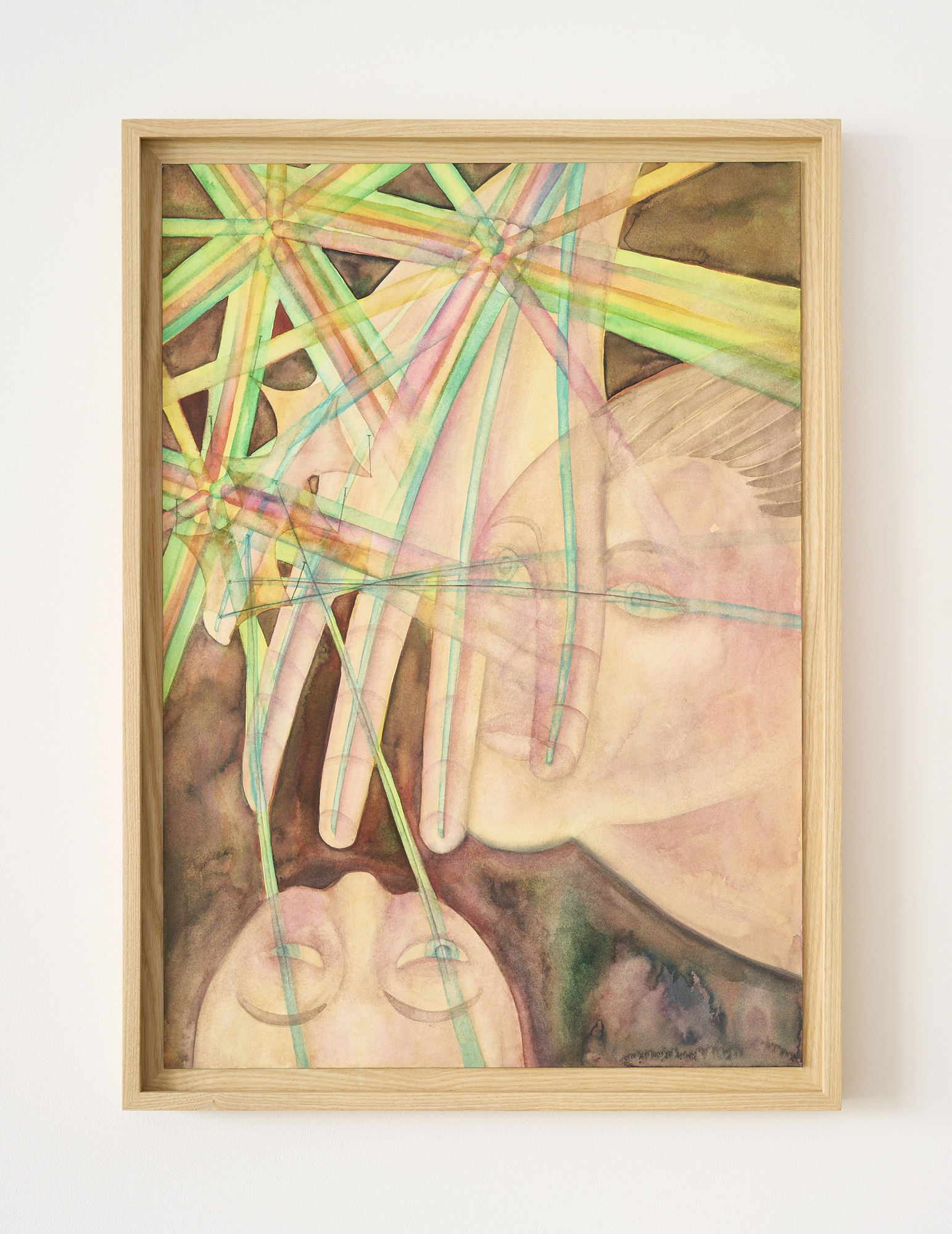 Veronika Hapchenko operation(finger), 2025 Watercolor on paper 51 x 36 cm