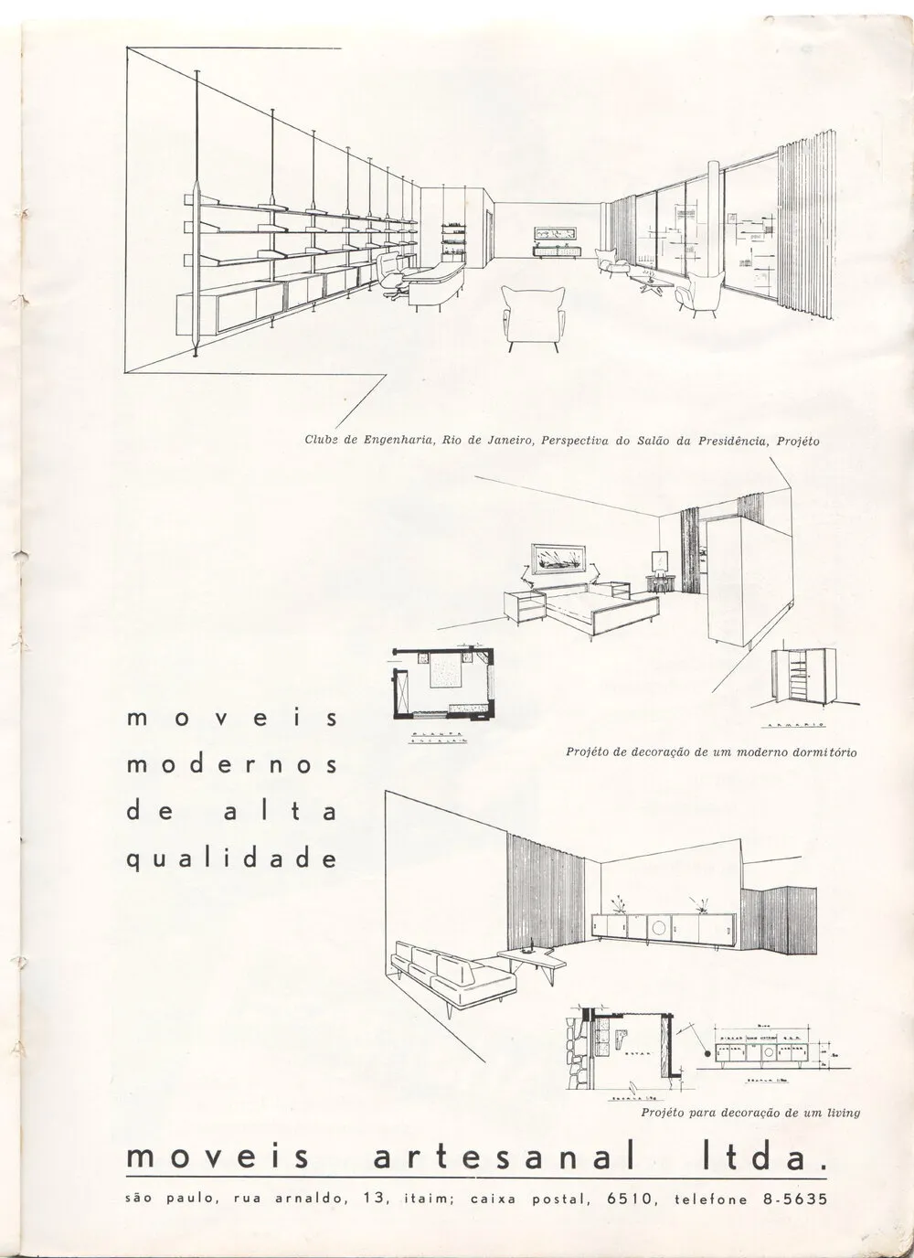 Detail of presentation by M&oacute;veis Artesanal.