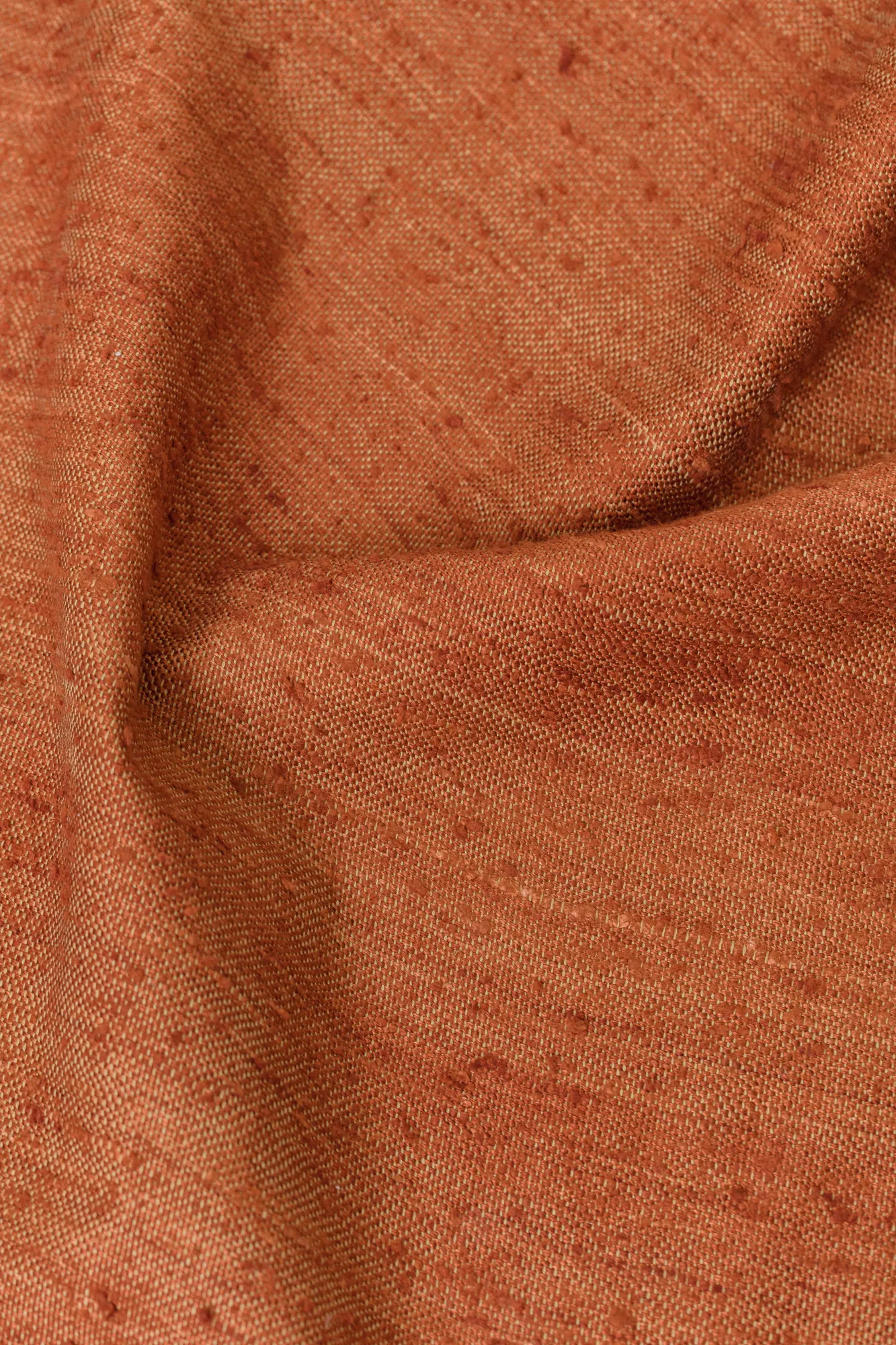 Feather yarn Nut-brown and Mango - Natural pigments