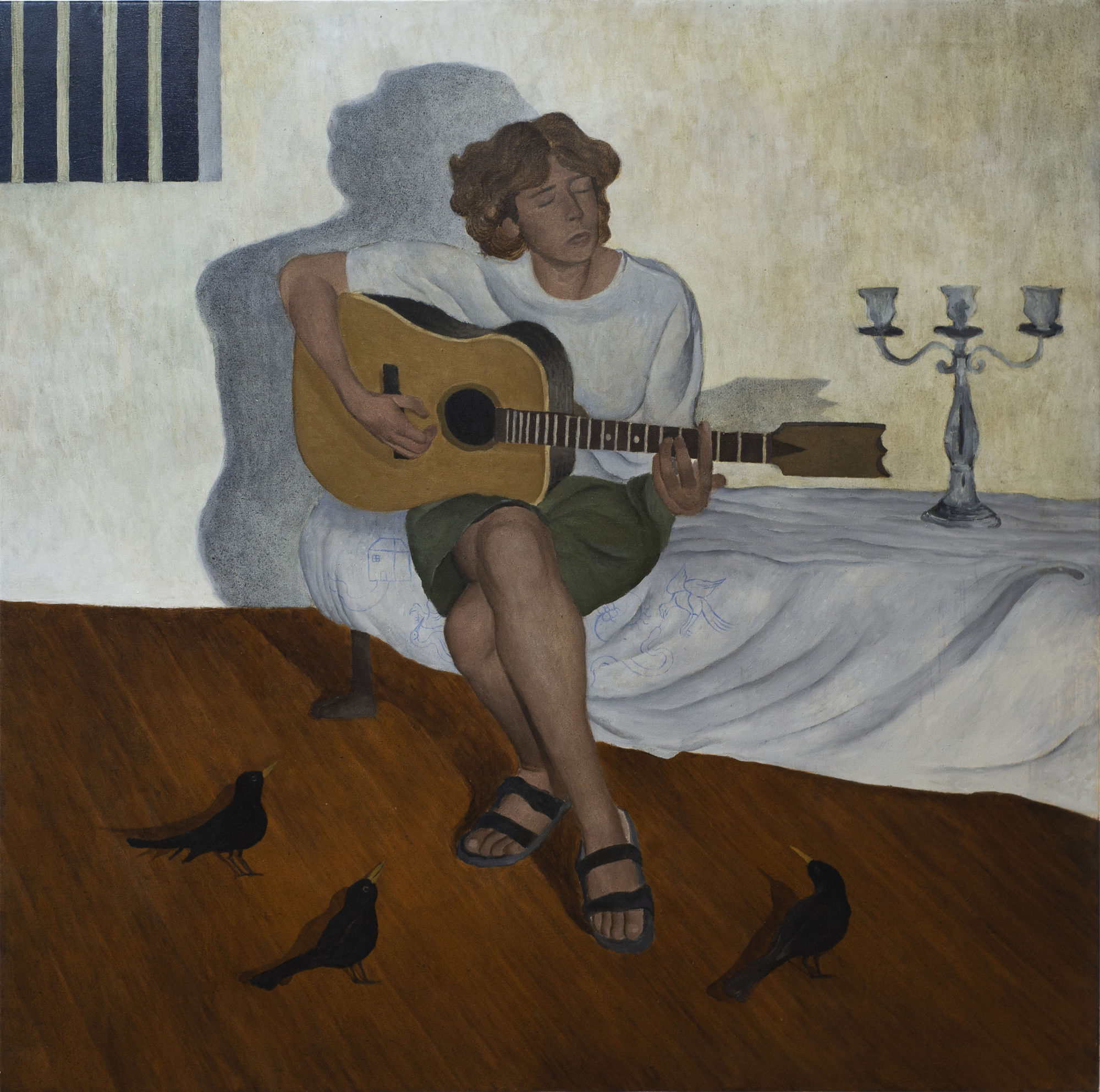 LEONARDO DEVITO, Notte In Prigione, 2022, 100X100Cm