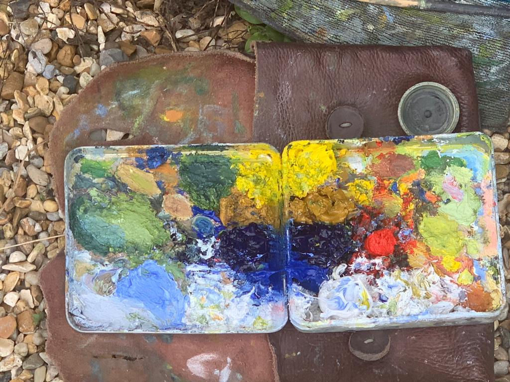 Syephen Bithell's palette