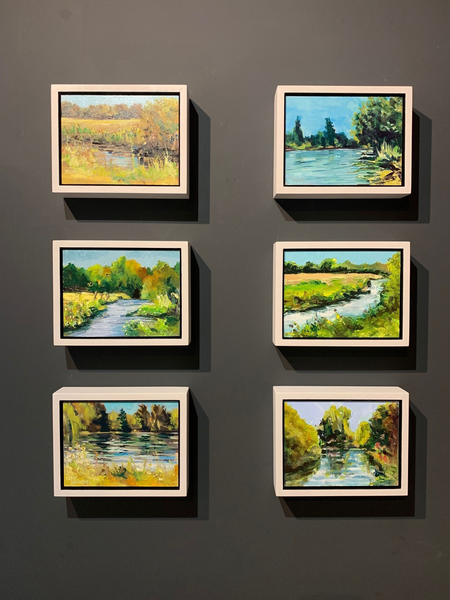 Original oil on aluminium by Michael Hemming