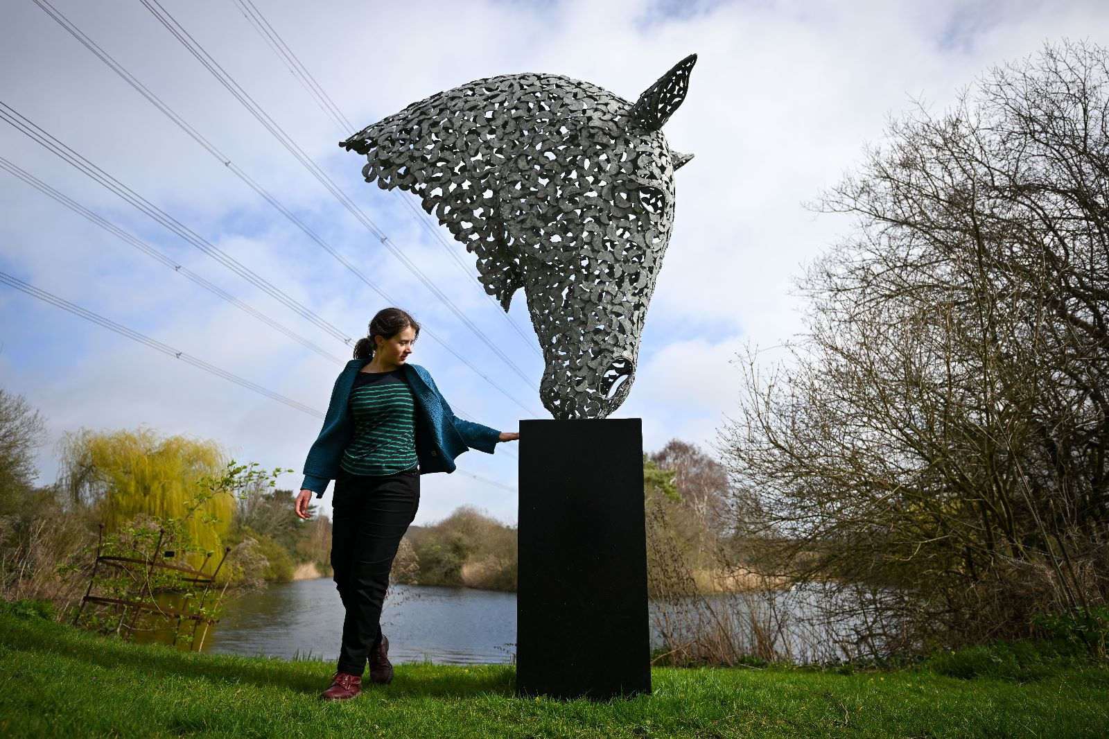 Big Horse Head by Charles Elliott. Photo by Finnbarr Webster