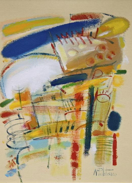 Colori Del Cielo 2005. Oil On Canvas