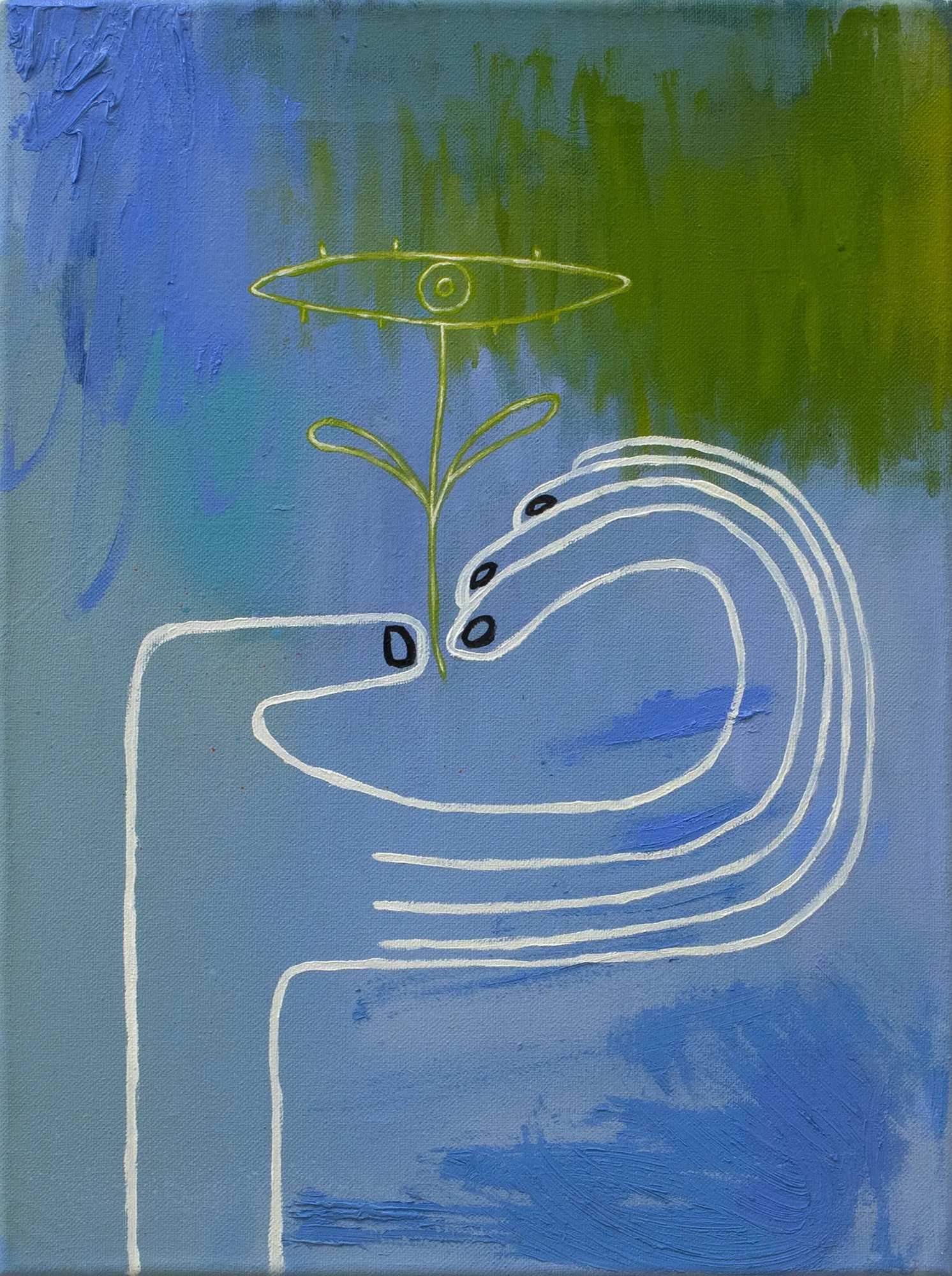 Sophie Ullrich Neophyt, 2025 Oil on canvas 40 x 30 cm 16 x 12 in Unique