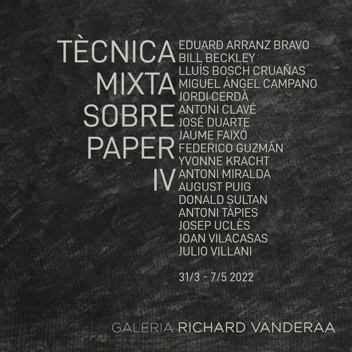 TÈCNICA MIXTA SOBRE PAPER IV