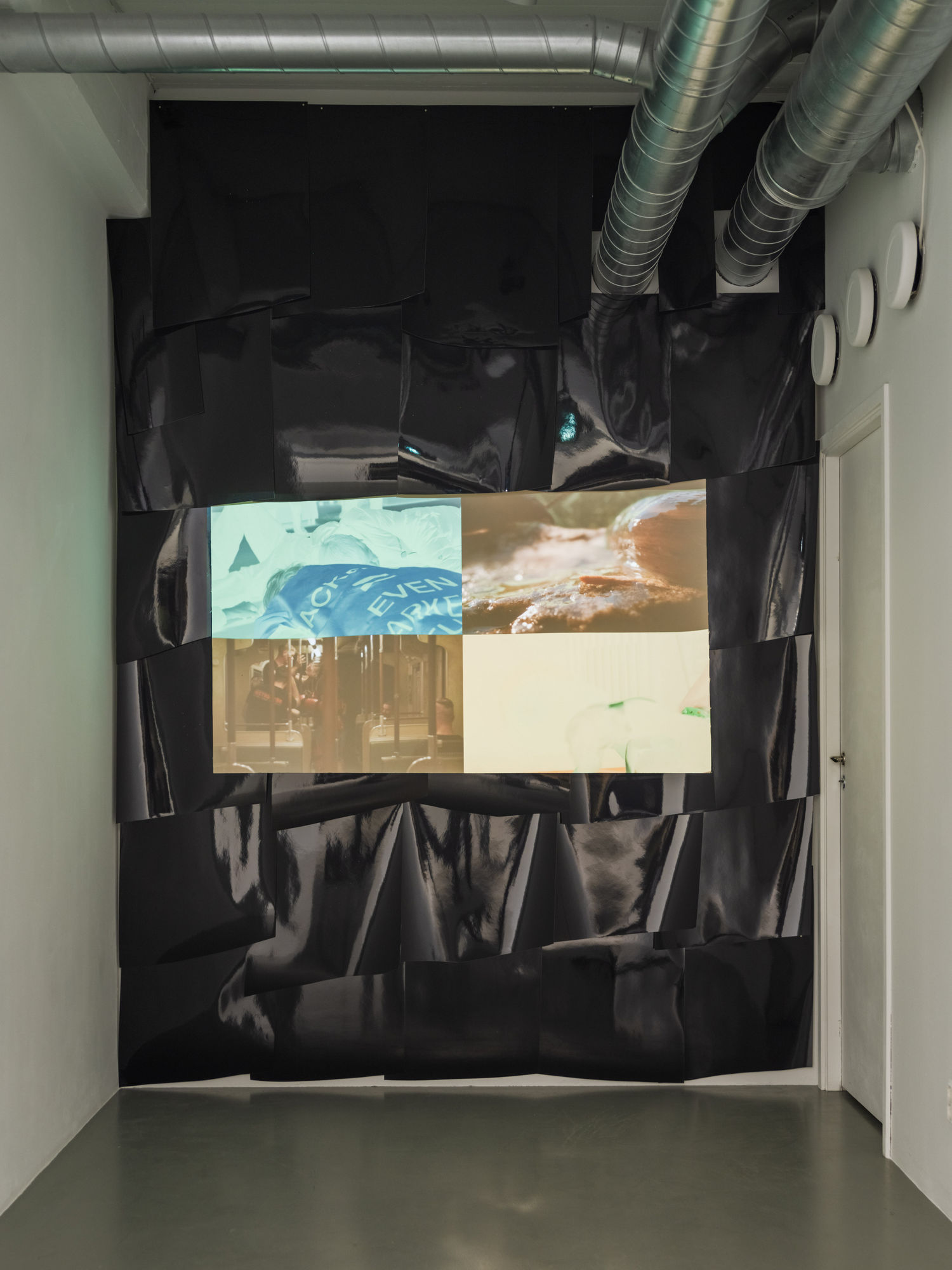 Installation view, Martina Hoogland Ivanow, Shadow Works, Living the Dream, 2025, Galleri Duerr. Photo: Jean-Baptiste Béranger.