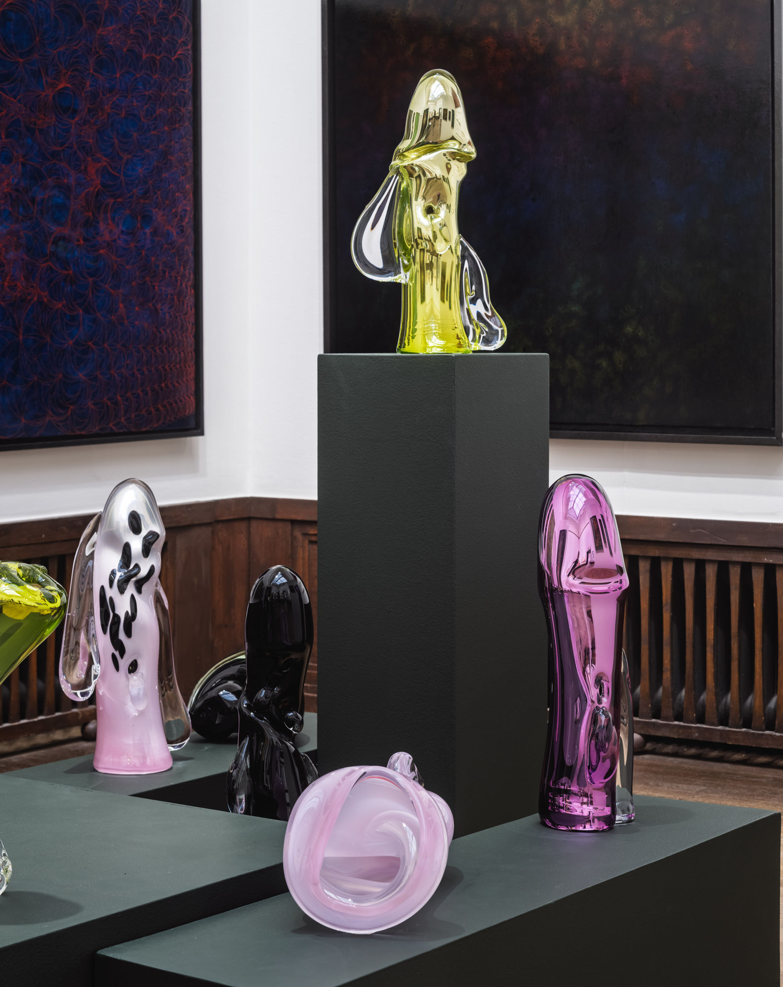 Installation view, Market Art Fair 2025, Johnathan Daily and Josefin Bravo, Galleri Duerr. Photo: Jean-Baptiste Béranger.