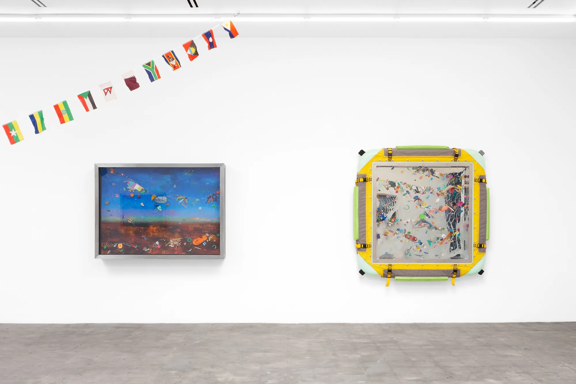 Ashley Bickerton Landscapes, Seascapes, and Interiors, 2021 (Installation view)