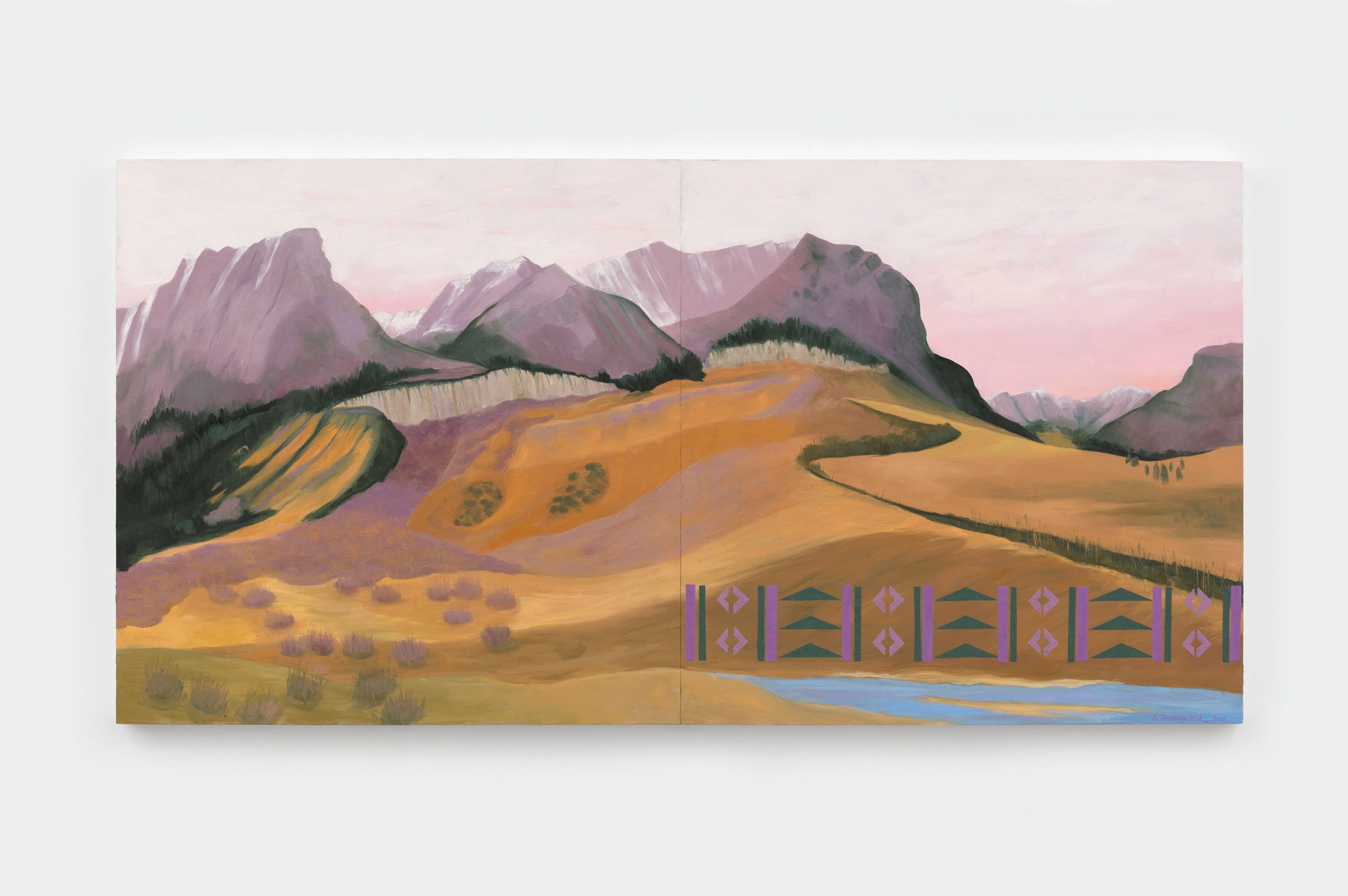 Kay WalkingStick, Ute's Homeland, 2022