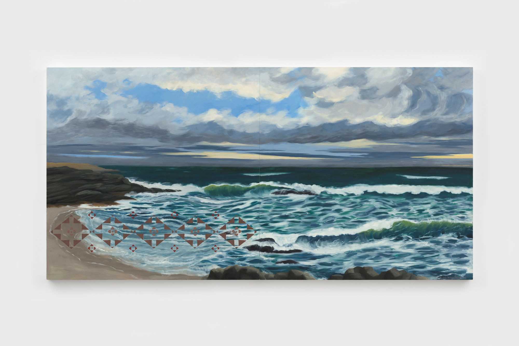 Kay WalkingStick, Wampanoag Coast, Variation II, 2018