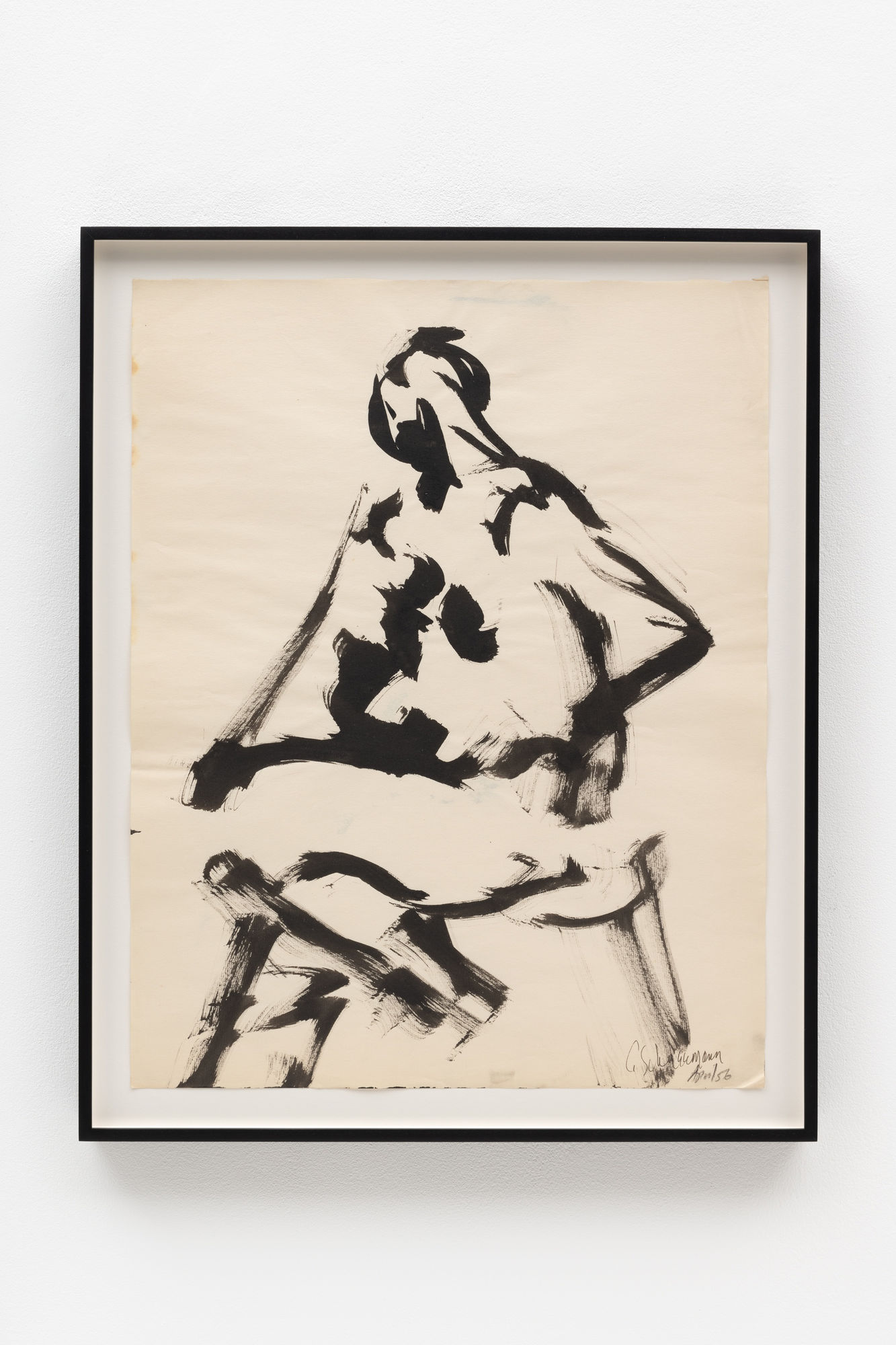 Carolee Schneemann, Action Drawing, 1956