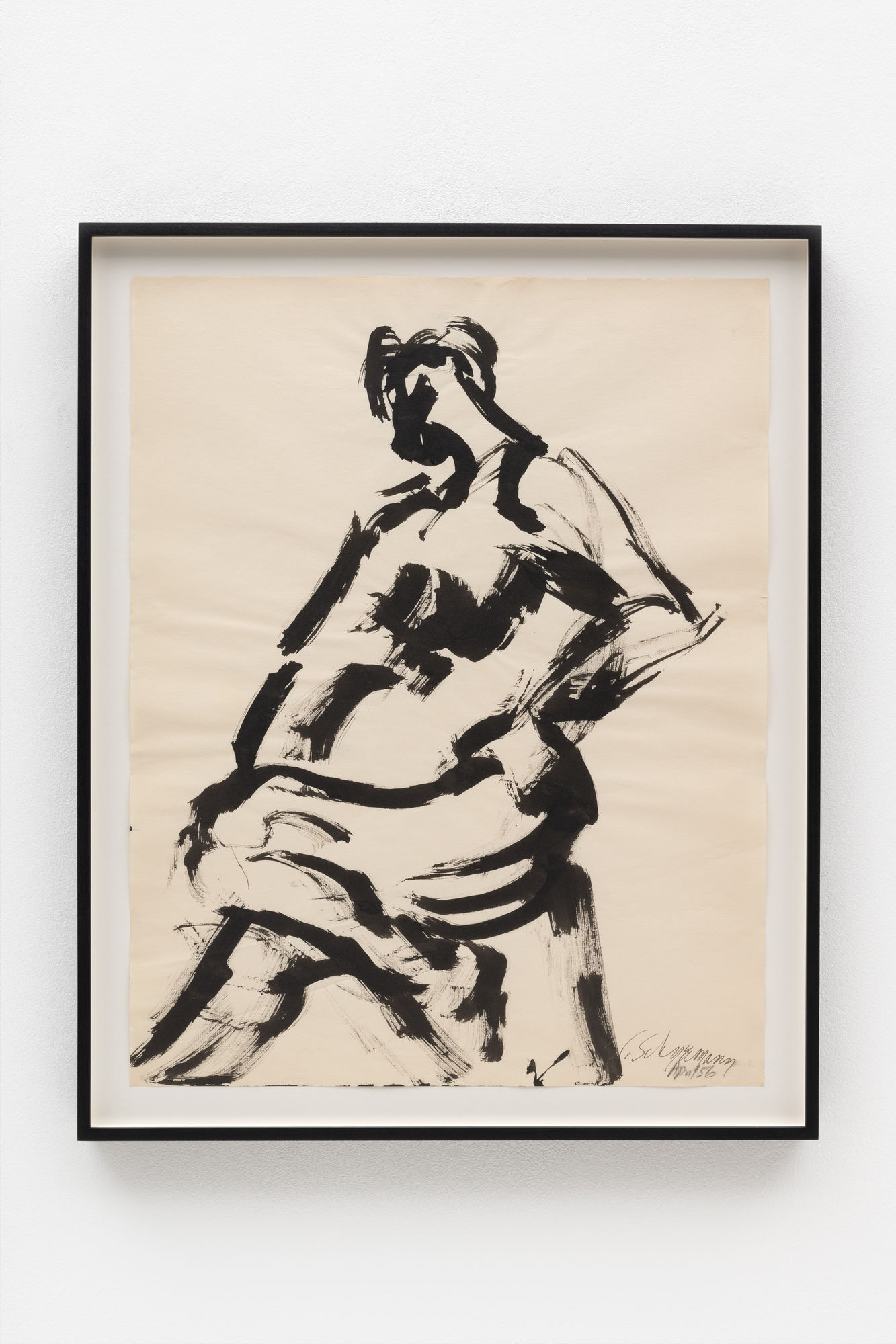 Carolee Schneemann, Action Drawing, 1956