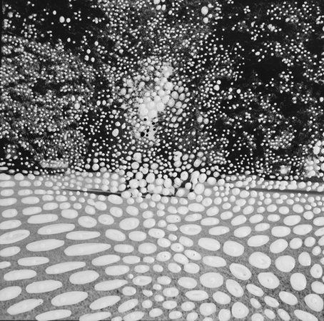 Sebastiaan Bremer, Miniature #17 - Hyde Park, 2007, Unique hand-painted chromogenic print with mixed media, Framed: 28.5 x 28.5 x 5.5 cm, 11.23 x 11.23 x 2.17 in