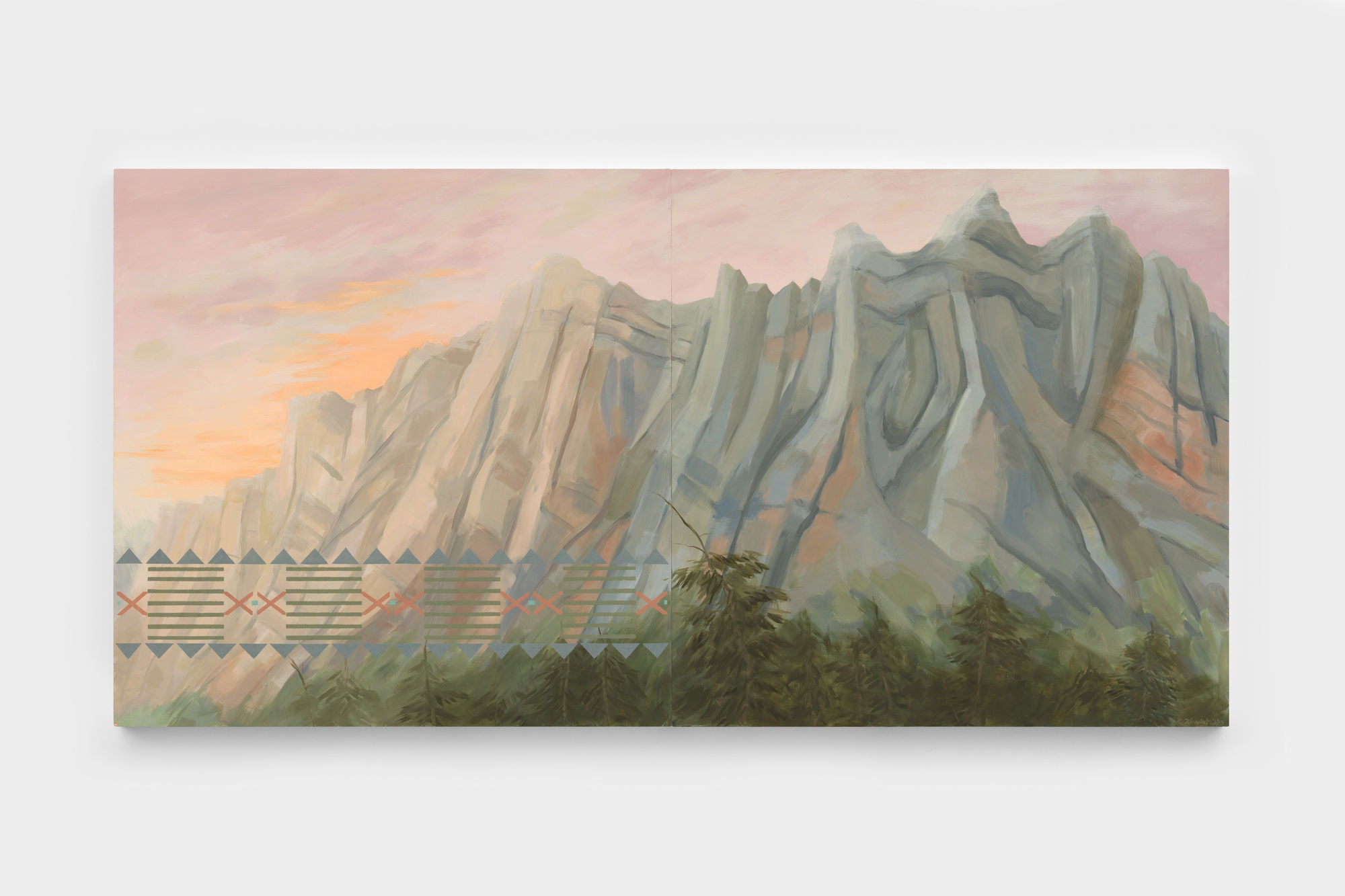 Kay WalkingStick, The Silence of Glacier, 2013