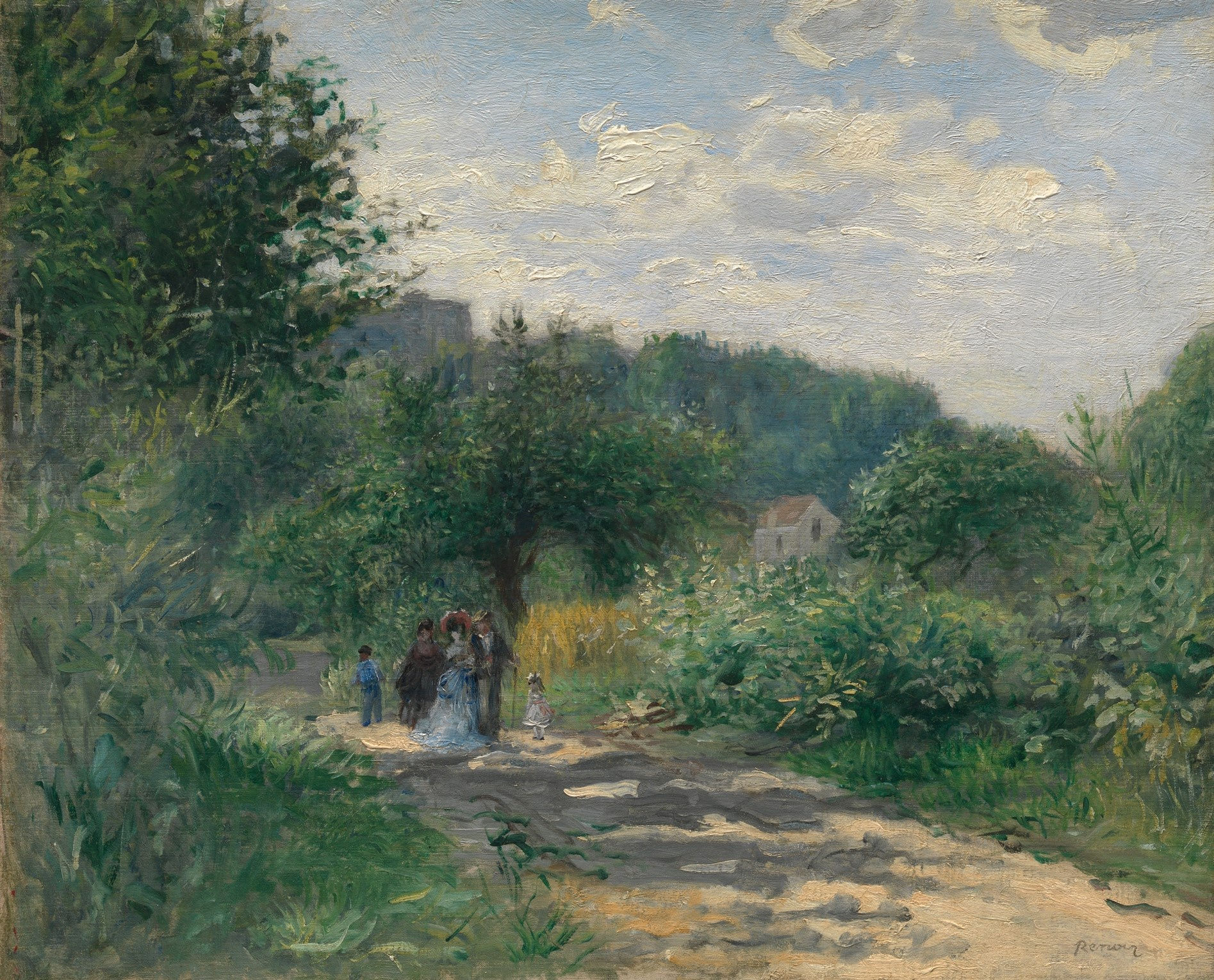 Renoir, A Road in Louveciennes, c. 1870 (Metropolitan Museum, NY)