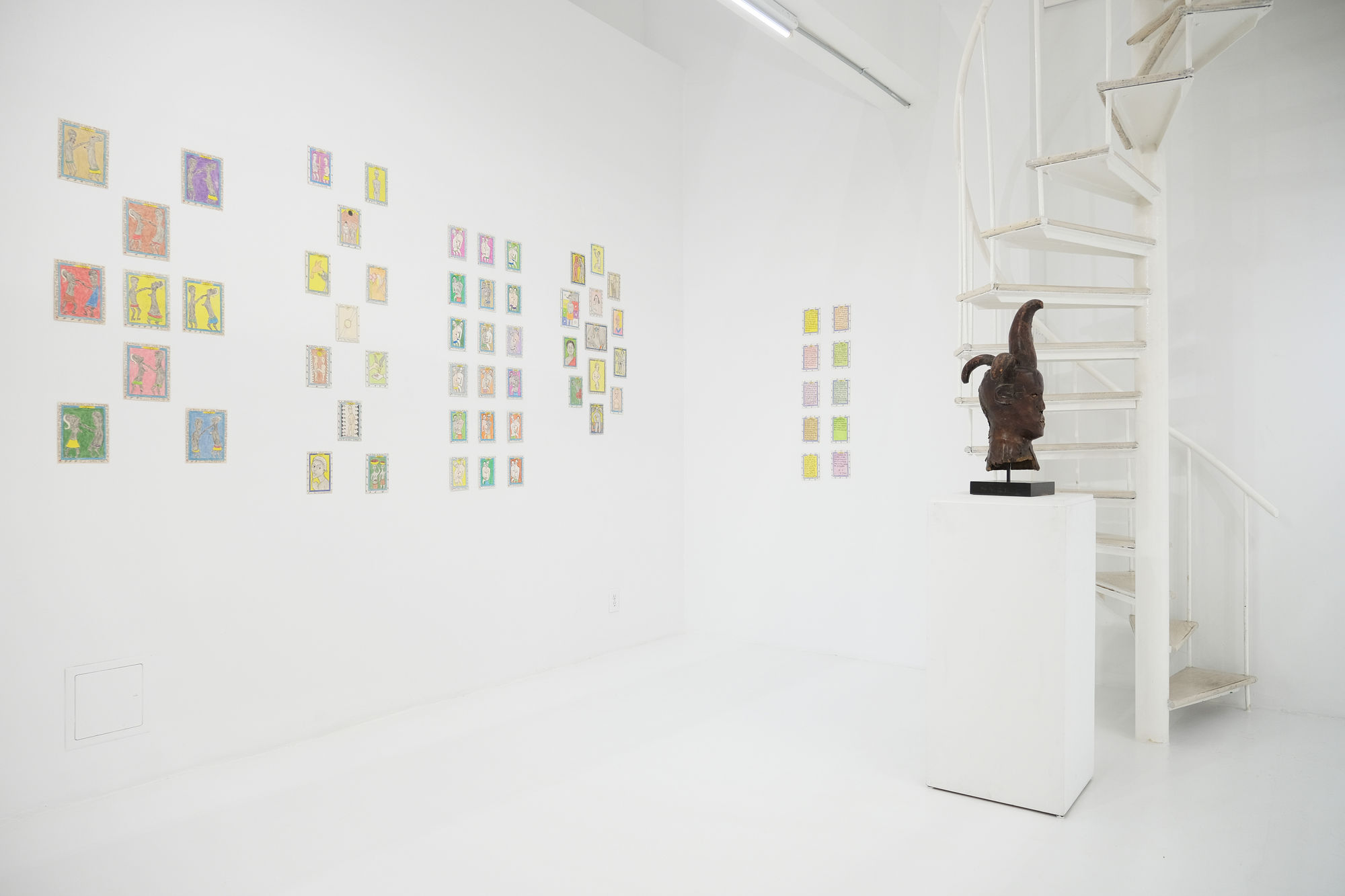 Frédéric Bruly Bouabré: l'artiste expose ses oeuvres