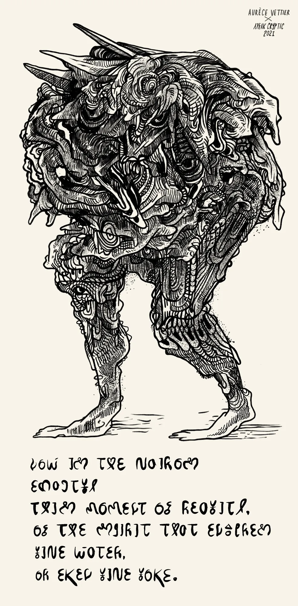 Collaborative NFT aurèce vettier & speak cryptic