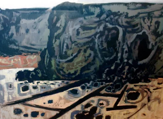 CARL HALL (1921-1996), Lava Formations, 1965