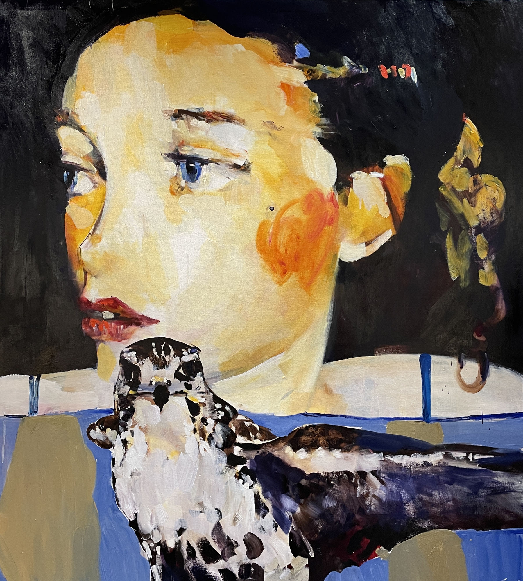 Adam Grosowsky, Kaya with Kestrel