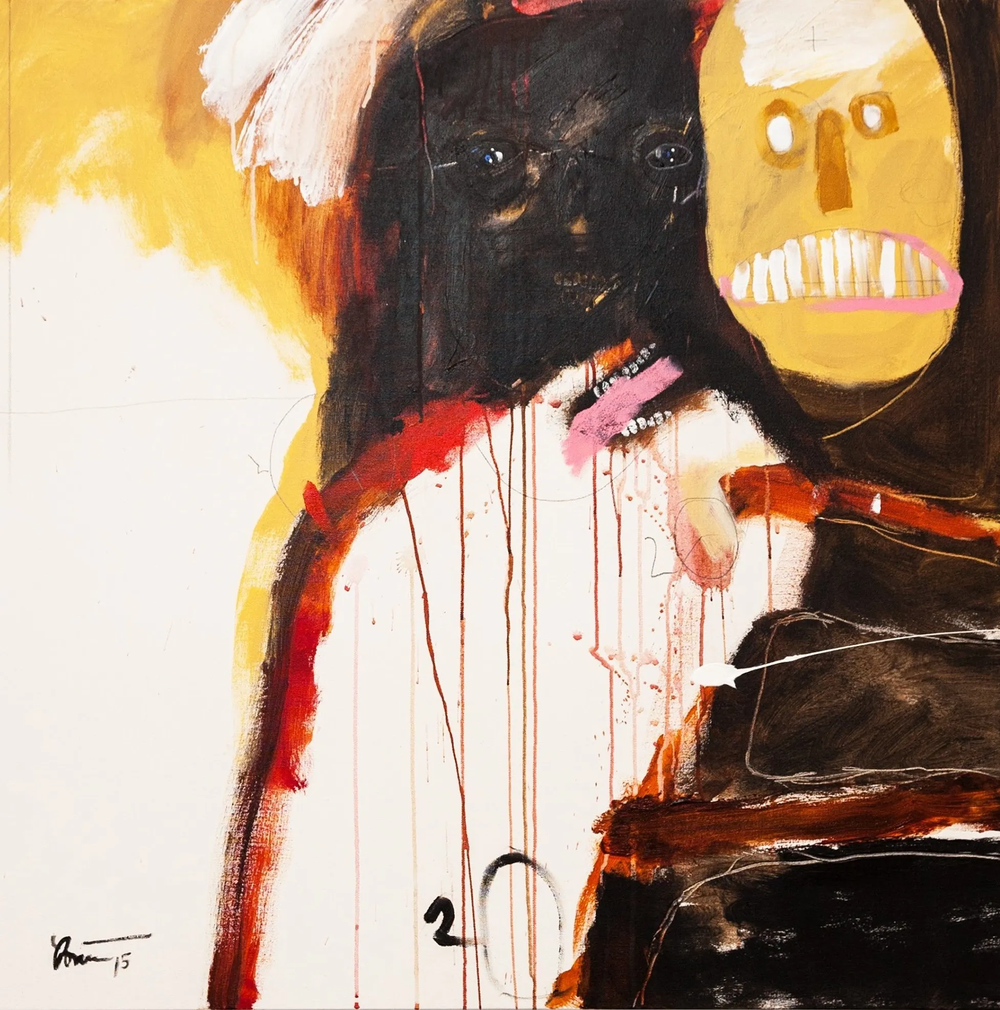 Rick Bartow (1946-2016), Masking, 2015