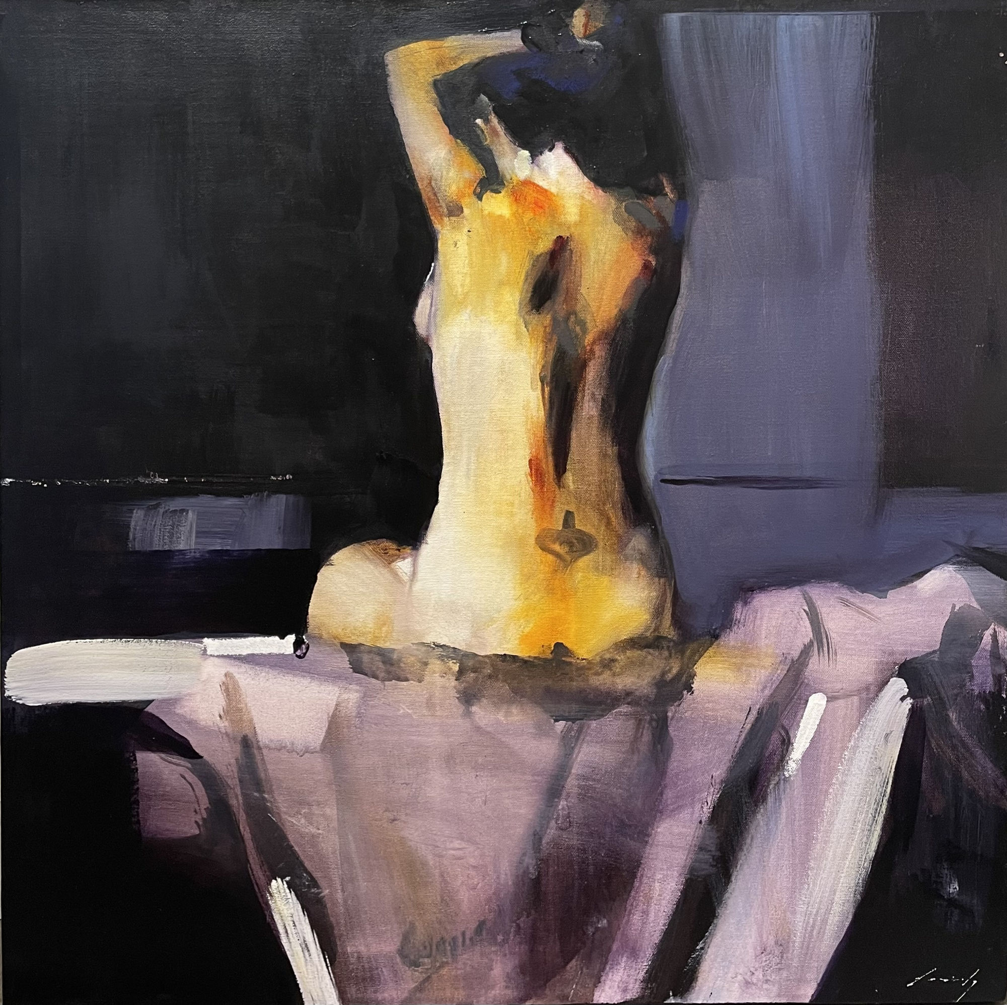 Adam Grosowsky, Seated Nude