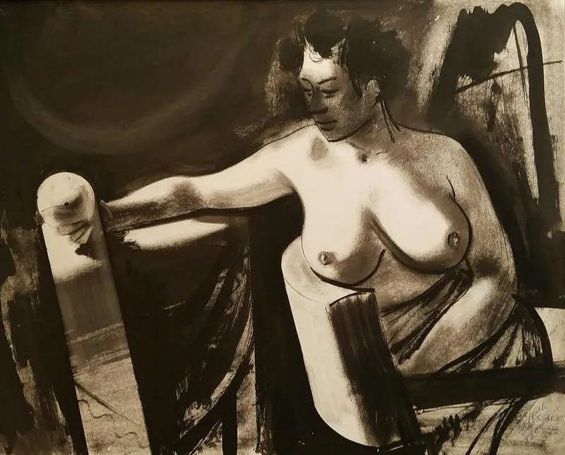 CARL HALL (1921-1996), Four and a Half Months, 1955