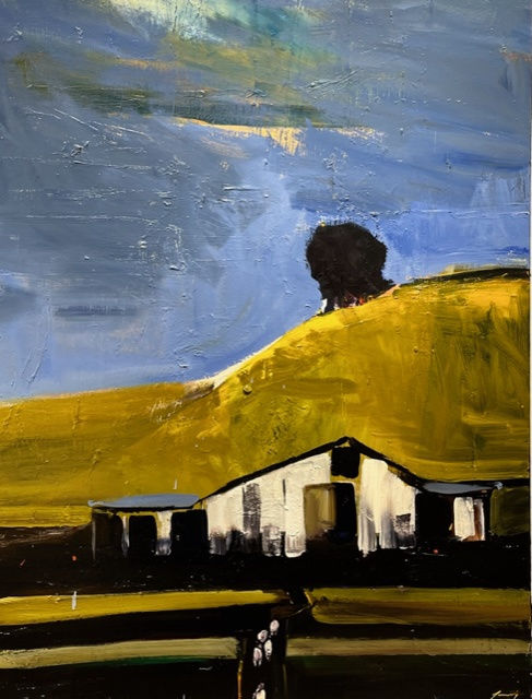 ADAM GROSOWSKY, Barn at Dusk #2, 2022